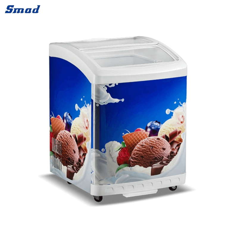 
Smad Portable Ice Cream Freezer with Drainage Tray