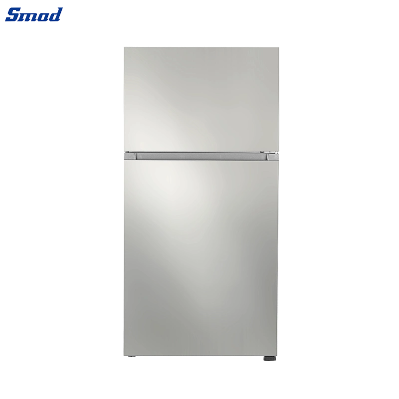 
Smad Stainless Steel Top Freezer Refrigerator with Metal cooling