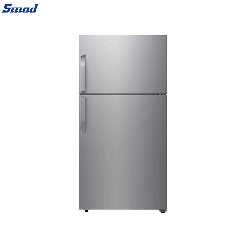 
Smad Stainless Steel Top Freezer Refrigerator with Interior LED light