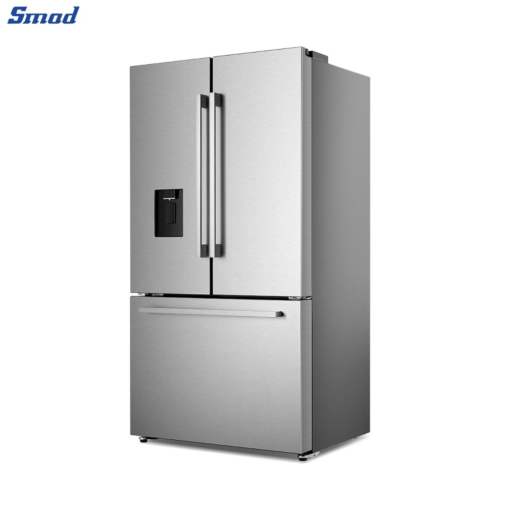 
Smad 36 Inch 3 Door French Door Refrigerator with Metal-Tech Cooling